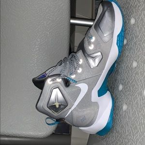 Lebron 13s Blue Lagoon